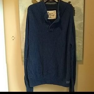 American Eagle Navy Blue Knit Pullover Size 2x